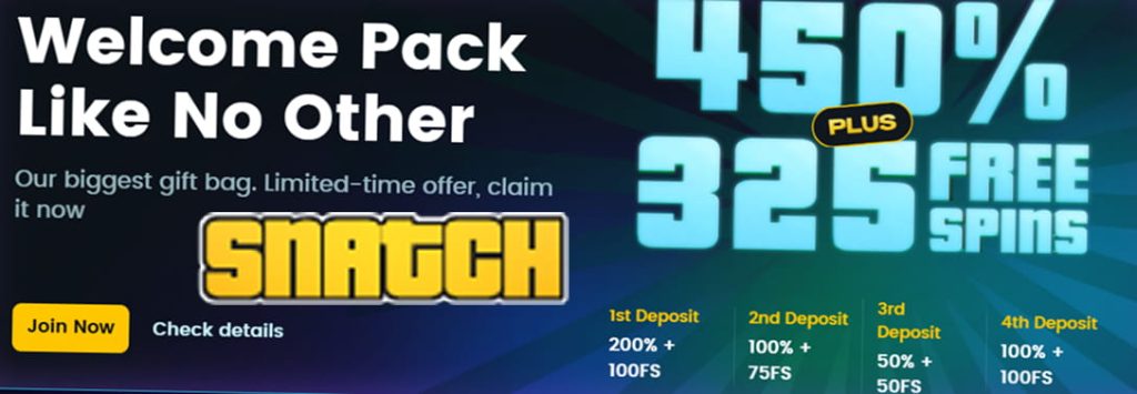 snatch casino bonus
